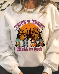 Bluey Trick or Treat Halloween sweatshirt - RoiandRow